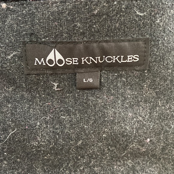 Special Edition Plaid Moose Knuckles Down Coat. - Picture 8 of 12